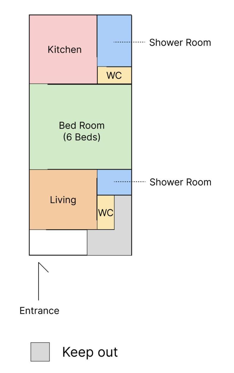 Apartament Tomoeドットコム2 Onepiecehouse Hakodate Zewnętrze zdjęcie